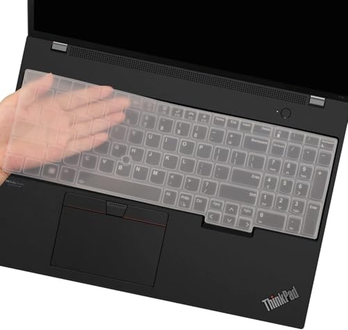 Image of RAYA Silicone Keyboard Cover for Lenovo Thinkpad E16 Thinkpad L16 Thinkpad T16 (Gen2 /Gen3) Thinkpad P16 (Gen2 /Gen3) Keyboard Protector (Transparent)