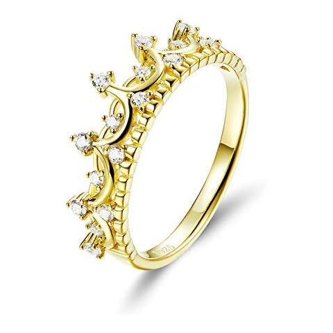 Authentic 925 Sterling Silver Crown Ring for Women Cover