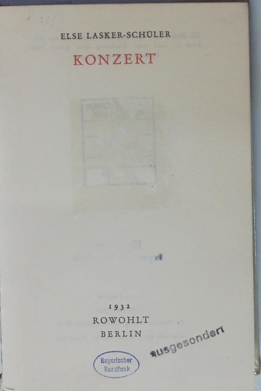 Konzert.