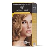 ION Intensive Shine Permanent LiquiCreme Hair Color Kit Fade Resistant Gray Coverage 2.5 Times More Shine Brilliant Long Lasting Color Light Golden Blonde 8G