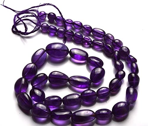 Améthyste d'Afrique pépites lisses 5-14mm de qualité supérieure pour bijoux d'exception