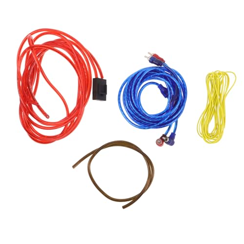 Forza di connessione sicura: ogni cavo di collegamento dell'amplificatore dell'altoparlante per cavi di collegamento stabili dell'amplificatore automatico, kit di cablaggio del subwoofer, cablaggio dell'amplificatore per altoparlanti