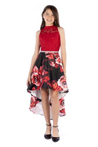 Speechless Girls' High-Low Sleeveless Party Dress