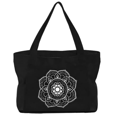 Bolsa de yoga elegante de lona impermeable de gran capacidad 4