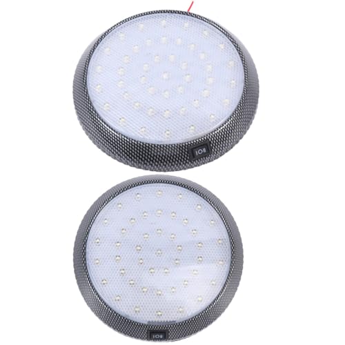 Luces LED de techo para coche interior Operitacx redondas con acabado de pulverización
