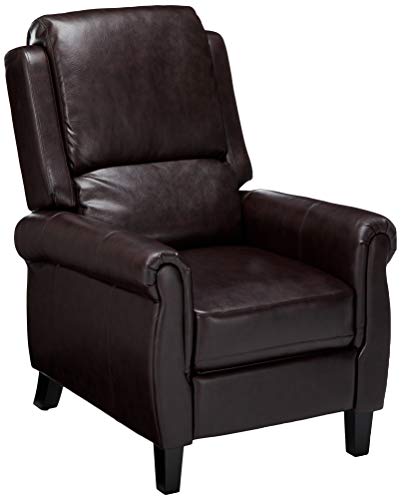 Sillón reclinable piel sintética Borgoña
