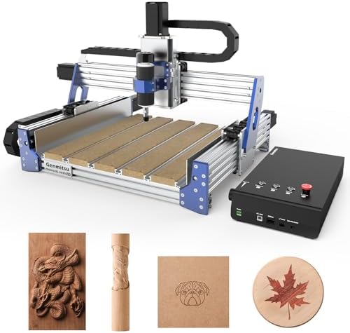 Genmitsu CNC Router Machine PROVerXL 4030 V2, Fast Speed for Wood Metal Acrylic PCB MDF, Upgrade 3 Axis Engraving Machine with Closed-Loop Motor and Ball Screw, Working Area 400 x 300 x 110mm