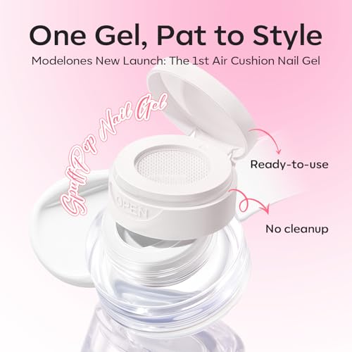 Image of modelones Pat Paint Gel Nail Polish, 1 Jar Soak Off UV Patting Gel Polish