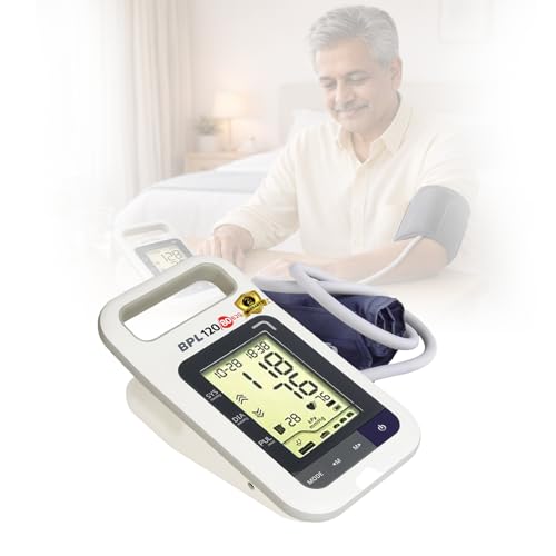 Image of BPL Medical Technologies B20 Large Digital Blood Pressure Monitor|LCD Display|BP Apparatus for Home & Hospital|Hypertension & Managing Heart Health Device - White