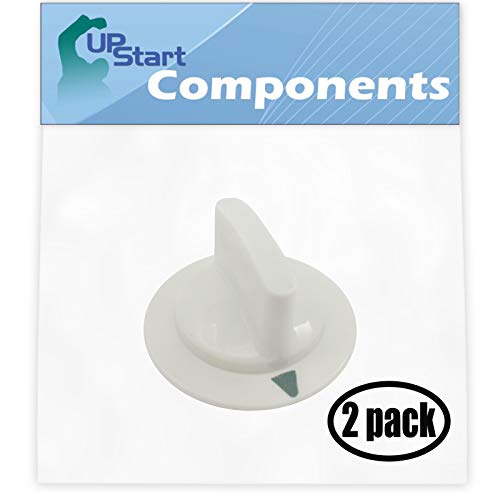 2 Upstart Components Replacement WE1M652 Timer Knob for Hotpoint HTDX100EM8WW, HTDX100ED6WW, HTDX100EM7WW Dryer