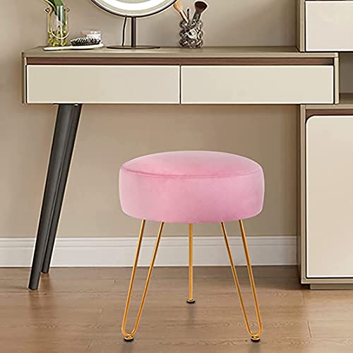 Taburete de terciopelo para tocador moderno y salón 3