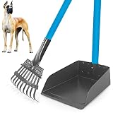 CCAATVG Dog Pooper Scooper for Large Medium Small Dogs Poop Scooper for Dogs with Lightweight Long H