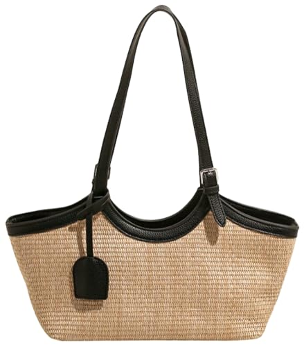 Bolso Tote de Paja para Mujer miniatura 1
