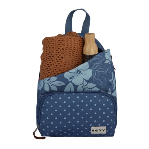 Image of Roxy Women's Always Core Backpack | Travel | Everyday Carry | Beach | Polyester | 8L Capacity - New Mo Dutch Blue