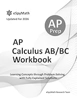 eSpyMath AP Calculus AB/BC Workbook B0D8FMJSNR Book Cover