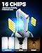 Marsauto H11/H8 LED Fog Light Bulb, 10000 Lumens 6000K White Super Bright & Compact H16/H8/H11 LED Bulb, 1:1 Mini Size Plug and Play Fog Lights, Pack of 2