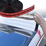 26FT T-Shape Car Windshield Rubber Seal Strip,Waterproof Car Weather Stripping Trim for Front Rear Windshield,Molding,Tailgate Adhesive Rubber Seal Strip,T Shape Sunroof Seal Self-Adhesive Tape