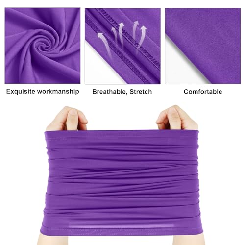 Image of Geyoga 6 /9 Pcs Summer UV Protection Cooling Neck Gaiter Scarf Face Clothing Neck Gaiter Mask Sunscreen Breathable Bandana