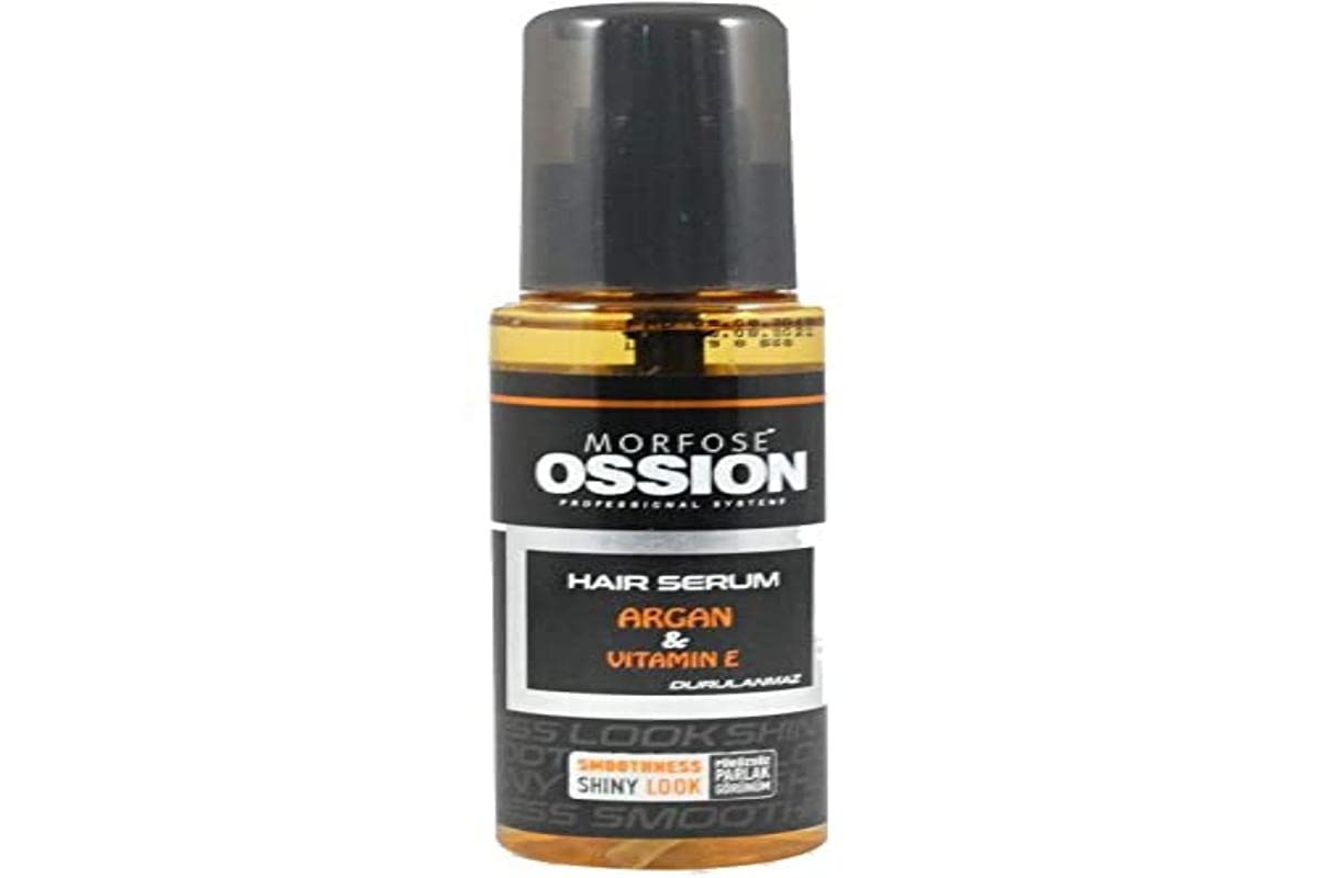 Morfose Ossion Hair Serum with Argan and Vitamin E 75 ml, White, 75 ml (Pack of 1)
