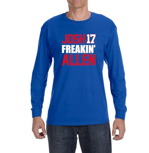 Long Sleeve Blue Buffalo Josh Allen Josh Freakin Allen T-Shirt