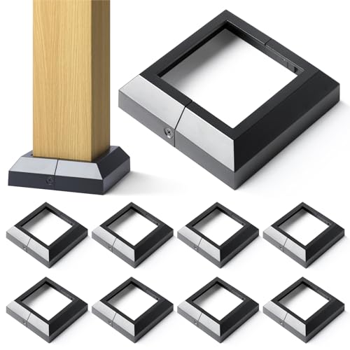 Brukid Post Base Cover, Split Type Skirt for Indoor/Outdoor Iron