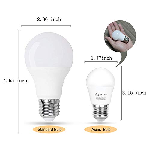 LED Refrigerator Light Bulb, 40W Equivalent 120V A15 Fridge Freezer Waterproof Light Bulb, Used for Home Lighting Such as Freezer, Kitchen, Bathroom, etc. Non-dimmable E26 5W White 5000K 2Pack