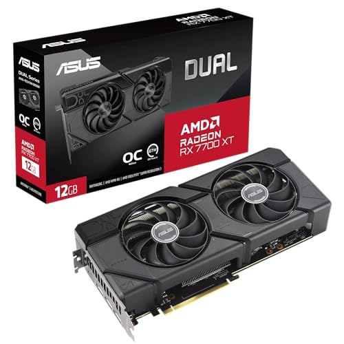 Image of ASUS Dual Radeon RX 7700 XT OC Edition 12GB GDDR6 Graphics Card