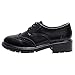 rismart Mujer Ronda Punta Cuero Brogue Oxfords Zapatos de Cordones 02363 Imagen de rismart Mujer Ronda Punta Cuero Brogue Oxfords Zapatos de Cordones 02363