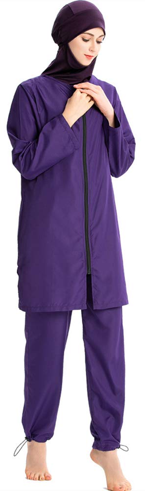 Modest Muslim Swimwear Costumi da Bagno Musulmani per Le Signore Swimsuits islamici modesti Completi Hijab Burkini Nuoto Abbigliamento Sportivo