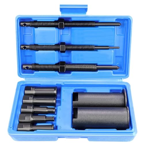 INREPRO Kit d'extraction de Roulement Intérieur de Moto avec 5 Tailles de Clips Ouverts 9-23 mm Ensemble d'outils de Retrait d'extracteur de Roulements Internes