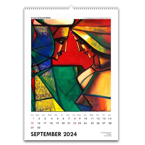 Image of Tallenge - Indian Masters - 2026 Desk Calendar - 6 x 9 Inches for Home & Office (Paper, Desk Calendar)
