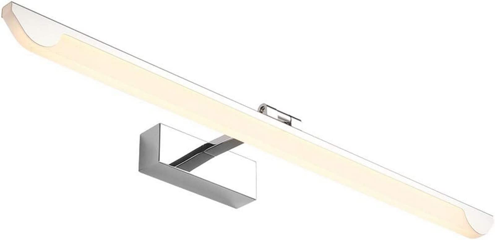 Lampe de meuble-lavabo à LED moderne de 63cm pour armoire de miroir salle de bain lumière chaude