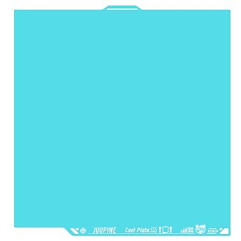 for Elegoo Centauri Carbon Build Plate Cool Plate Texture PEI Sheet 260X271mm Double Sided PLA Plate Strong Viscosity Hotbed for Elegoo Centauri Carbon/Centauri 3D Printer Platforms