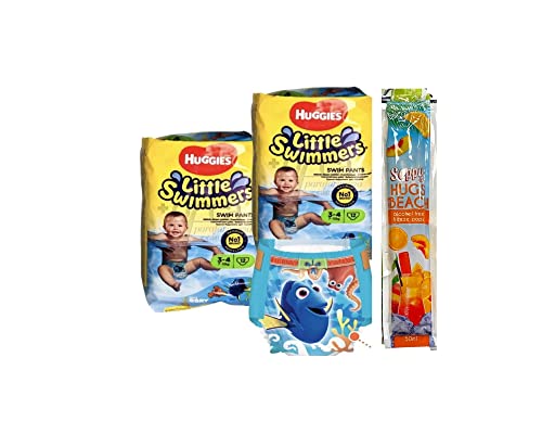 Little Smimmers 2 Pack Pants for Babies. Disposable Swimming Napp...