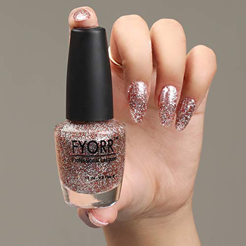 Image of Shooting Star Professional Nail Polish | Long Lasting, Quick Dry, Chip Resistant, High Shine Nail Paint | Smooth & Easy Application, Vibrant Trendy Shades for Women & Girls Party Daily Use 15ml