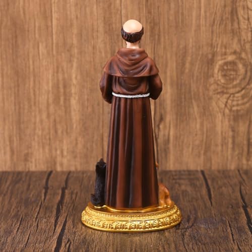 Figurine Catholique Résine Base Plate Stable Décoration Unique - 8