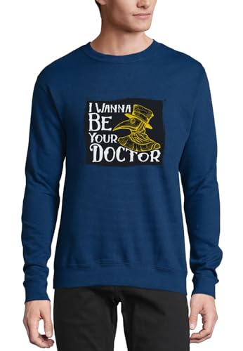 Pull rétro en coton bleu marine contre la monotonie vestimentaire et les tissus irritants
