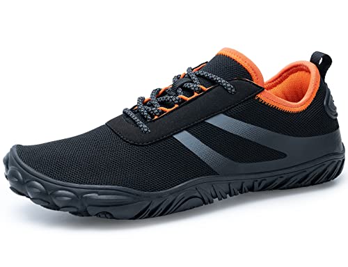 SPIEZ Zapatillas de correr para hombre color negro, Black, 42 1/3 EU Cover