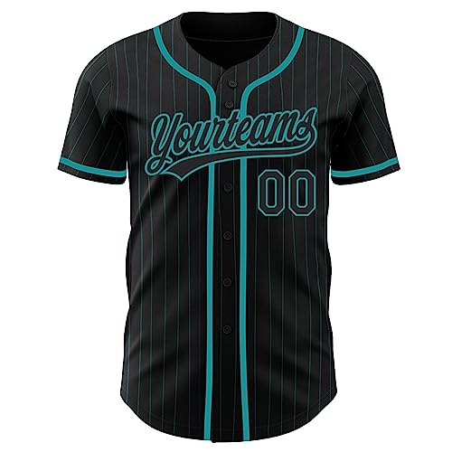 Custom Pinstripe Baseball Jersey Men Women Youth Kids Boys Printed Personalized Baseball Shirt Team Name Logo Number miniatura 2