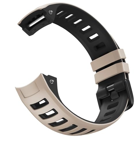 Bracelet pour Garmin Instinct 2 en silicone noir souple pour montre connectée Tundra