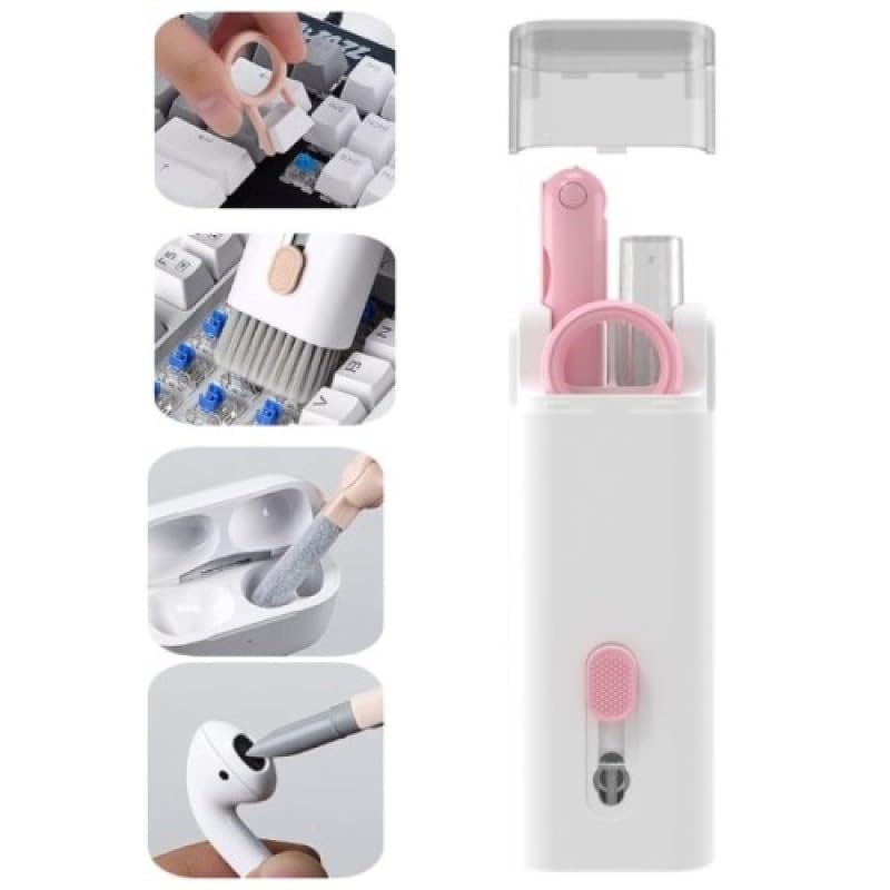 Kulaklık, Çok Amaçlı 7 Parça Airpods Klavye Ekran Temizleme Kiti