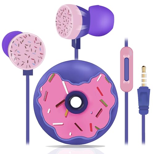 DTMNEP Donut Kids Earbuds, Wired Earphones & In-Ear...