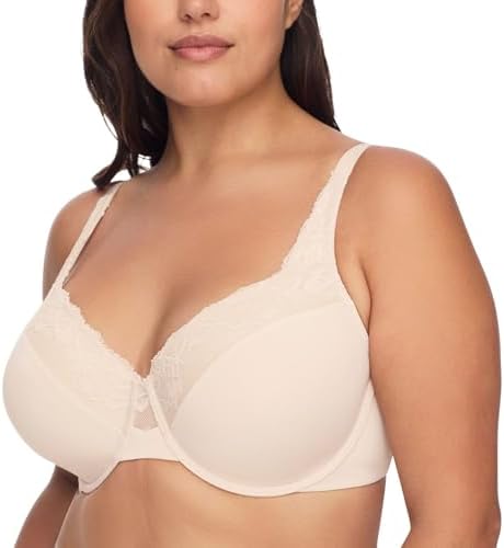 Olga Women's Plus Size Cloud 9 Underwire Contour Lace Bra