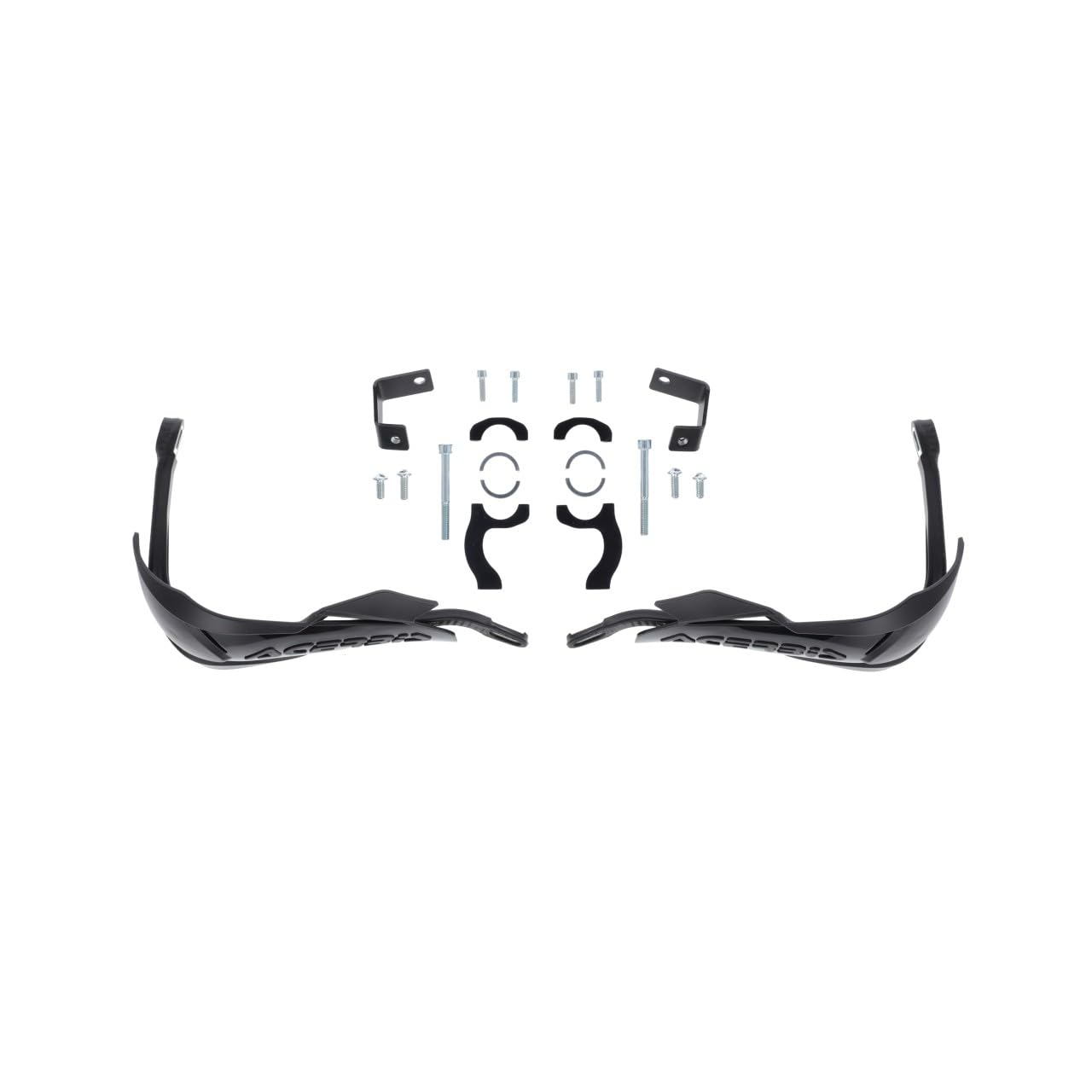 Paramani Acerbis X-FACTORY compatibili con CFMOTO 450 MT 2024-2025 alluminio nero