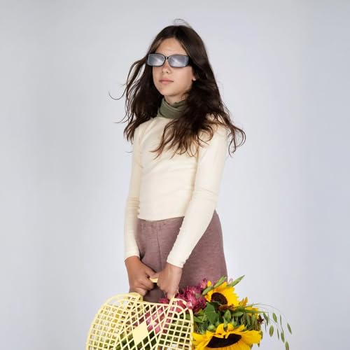 Kid's Thermal Base Layer Top, Merino Wool Silk Blend | Long Sleeve Undershirt | Soft, Warm, Breathable, Sizes 2–154