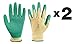 Produktbild Junior Arbeitshandschuhe für Kinder JO-JO-4 KIDS 5-7 und 8-11 Jahre, Schutzhandschuhe, Kinder Gartenhandschuhe, Arbeits Garten Handschuhe (2 Paar, 8-11 years)
