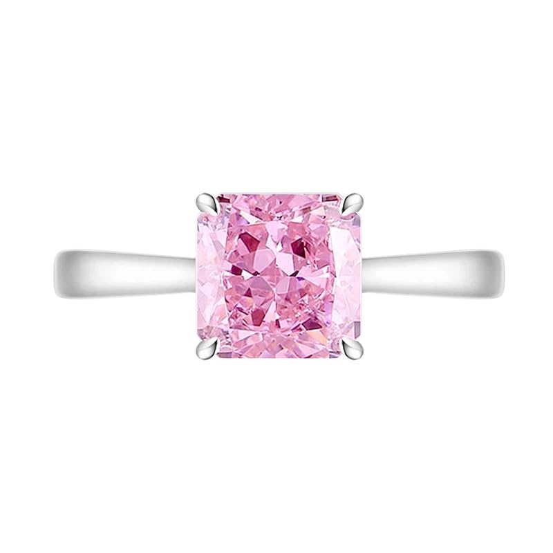 Anillo Ajustable, Anillo Solitario Ice Cut Cohsion Para Mujer, Anillo De Compromiso O Boda Para Ella, Zafiro, Esmeralda, Amatista, Rubí, Banda De Diamantes Simulados, Joyería De Cóctel, Regalo Con