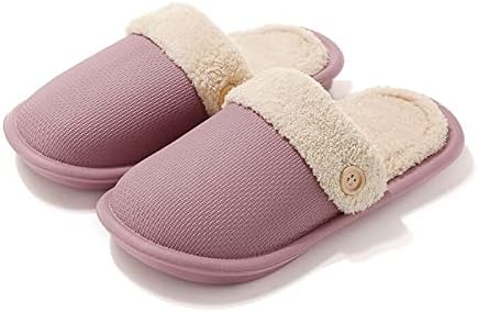 LUBOSEWomen's plush slippers Non slip indoor and outdoor slippers Home slippers Women's warm and comfortable slippers