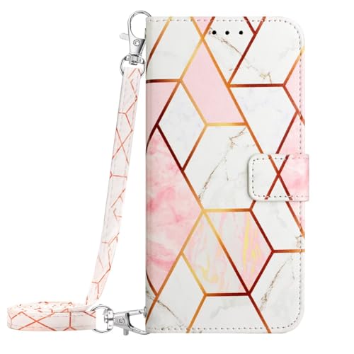 HAOFUGUI Funda para Vivo Y33S 4G / Y21 2021, con Ranuras para Tarjetas Soporte Plegable, PU Carcasa Cuero, Elegantes Magnética Flip Folio Case-LS002
