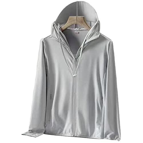 Chaqueta con capucha para senderismo y excursiones bajo el sol camisa UV con prácticos bolsillos